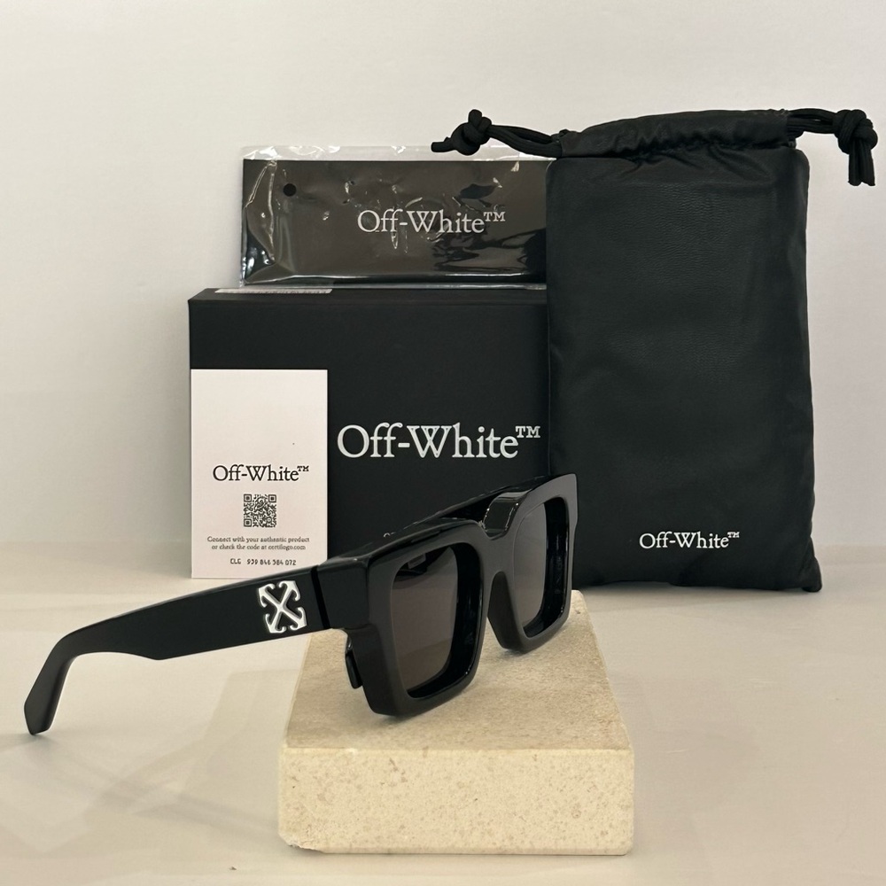 AUTHENTIC OFF-WHITE “Virgil” Sunglasses Black